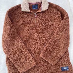 Brown Sherpa Quarter Zip